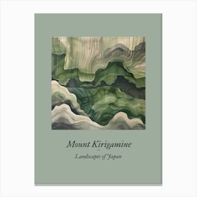 Landscapes Of Japan Mount Kirigamine 37 Canvas Print