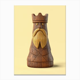King Of Kings, Viking's Chess, Tafl Game 6 Canvas Print