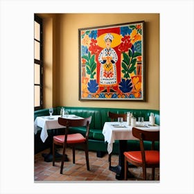 Mexican Restaurant Canvas Print