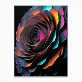 Abstract Rose Canvas Print