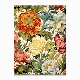 Floral Wallpaper 390 Canvas Print