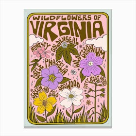Virginia Wildflowers Canvas Print