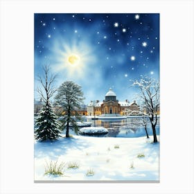 Christmas In London Canvas Print