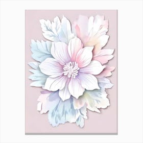 Watercolor Flower 4 Canvas Print