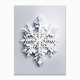 Unique, Snowflakes, Marker Art 2 Canvas Print