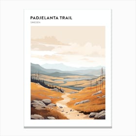 Padjelanta Trail Sweden 2 Hiking Trail Landscape Poster Canvas Print