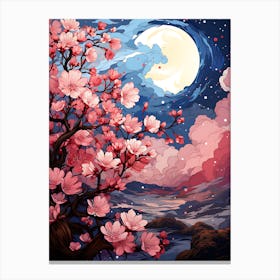 Beautiful Sakura Cherry Blossom 1 Canvas Print