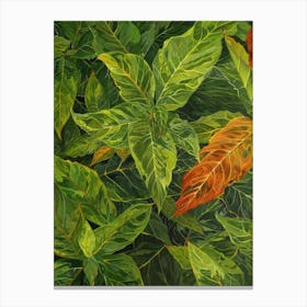 Tropical Foliage Canvas Print