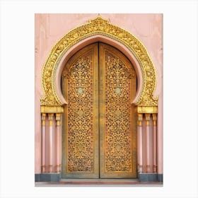 Golden Door Of A Temple Canvas Print