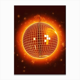 Disco Ball Canvas Print