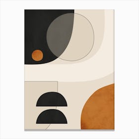 Abstract Minimal Shapes Canvas Print