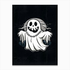 spooky Ghost Canvas Print