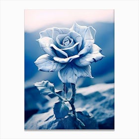 Blue Rose 3 Canvas Print