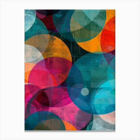 Abstract Circles 38 Canvas Print