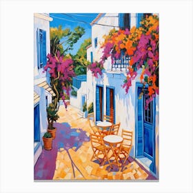 Hammamet Tunisia 3 Fauvist Painting Canvas Print