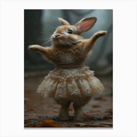 Bunny Dancer Canvas Print
