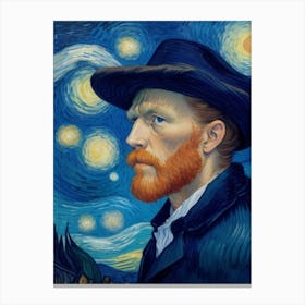 Starry Night van gogh Canvas Print