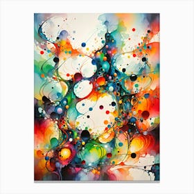 Abstract Painting Colourful Art, Art Print Canvas Print