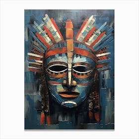 Osage Odyssey of Masks - Native Americans Series Canvas Print