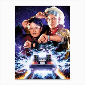 Back To The Future II Canvas Print