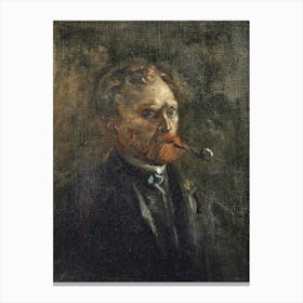 Self Portrait (1886), Vincent Van Gogh Canvas Print