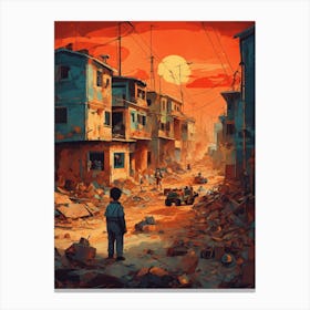 Apocalypse City Canvas Print