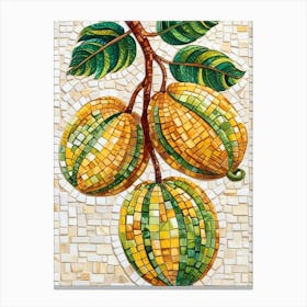 Fruit Mosaic Canvas Print