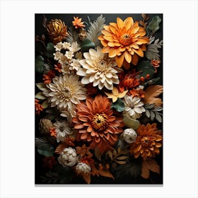 Autumn Flowers 2 Canvas Print