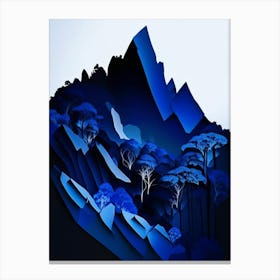 Blue Mountains National Park Australia Cut Out Paper Canvas Print