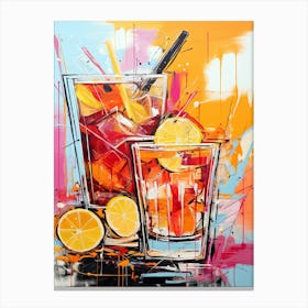 Aperol spritz, coctail Canvas Print