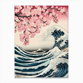 Great Wave Off Kanagawa 6 Canvas Print