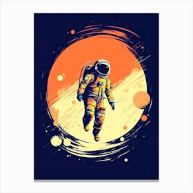 Astronaut's Voyage: Journey to the Stars Canvas Print