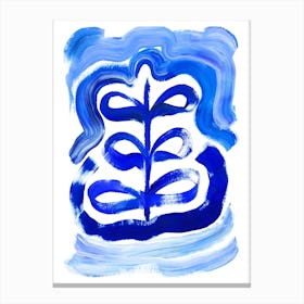 Blue Plant Canvas Print