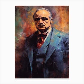 Gangster Art Don Vito Corleone The Godfather 7 Canvas Print