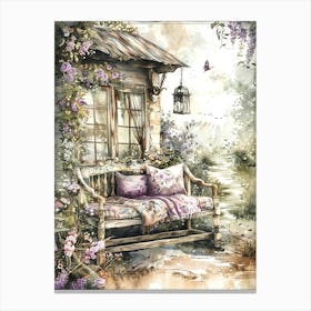 Countryside Porch Canvas Print