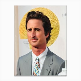 Luke Wilson Retro Collage Movies Canvas Print