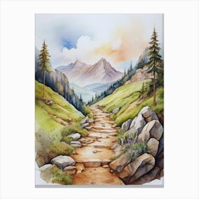 Path To The Mountains.12 Canvas Print