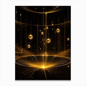 Golden Sphere 2 Canvas Print