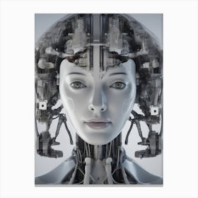 Portrait Of AI Canvas Print