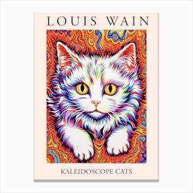 Louis Wain, Kaleidoscope Cats Poster 1 Canvas Print