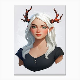 Elf Girl Canvas Print