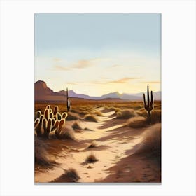 Cactus Desert 2 Canvas Print