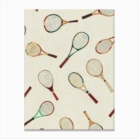 Tennis Rackets Canvas Print