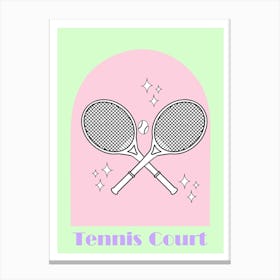 Tennis Court 4 Canvas Print