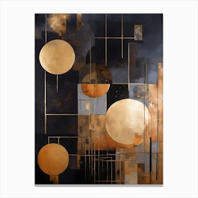 Abstract Circles Canvas Print