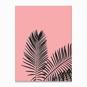 Pink Palm Canvas Print