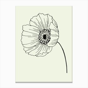 Poppy Flower 1 Canvas Print
