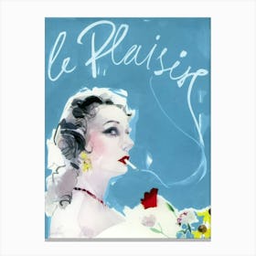 Le Plaisir (1952) Canvas Print