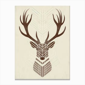 Deer Head 3 Canvas Print