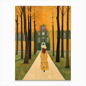 Woman In Yellow Canvas Print